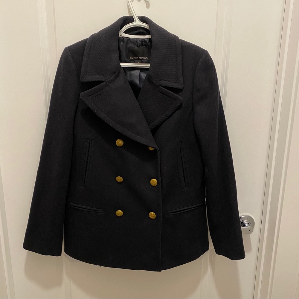 Banana Republic wool pea coat